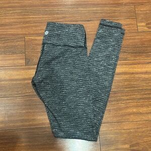 Lululemon Wunder Under Thick Knit Full Length Leggings Soft Stretchy Women’s 4